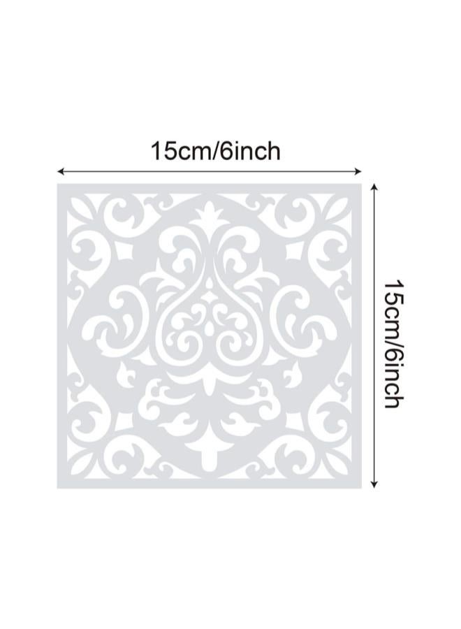 Painting Templates Set Hollow Out Mandala Drawing Stencil Wall Wood Stencil 8pcs